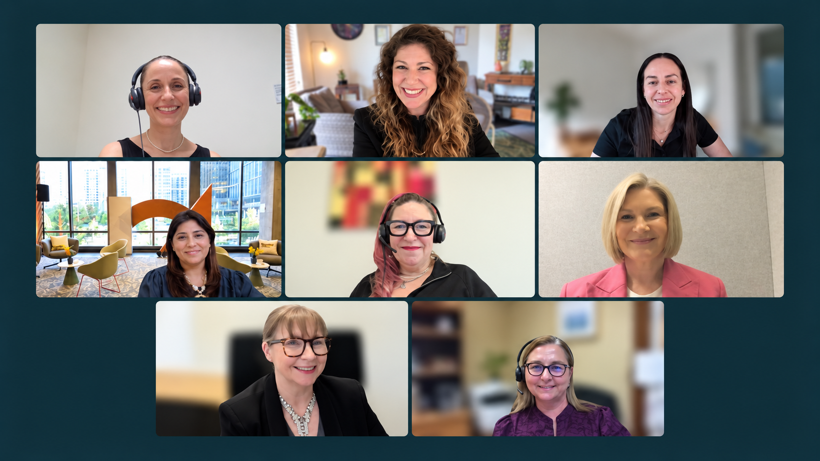The Ascend8 cohort meeting online